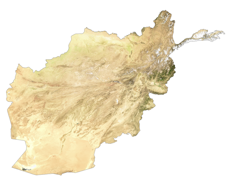 Afghanistan-Satellite-Map-768x623