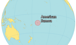 美属萨摩亚地图