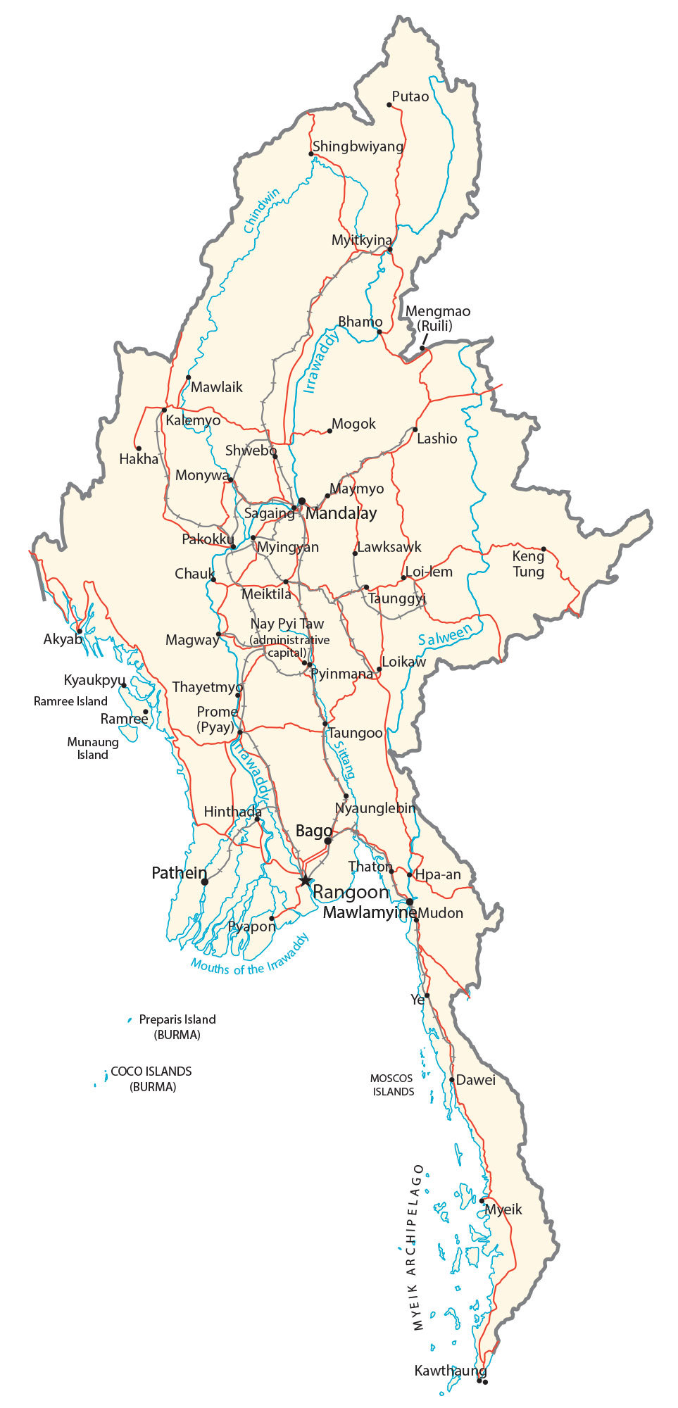 Burma-Map