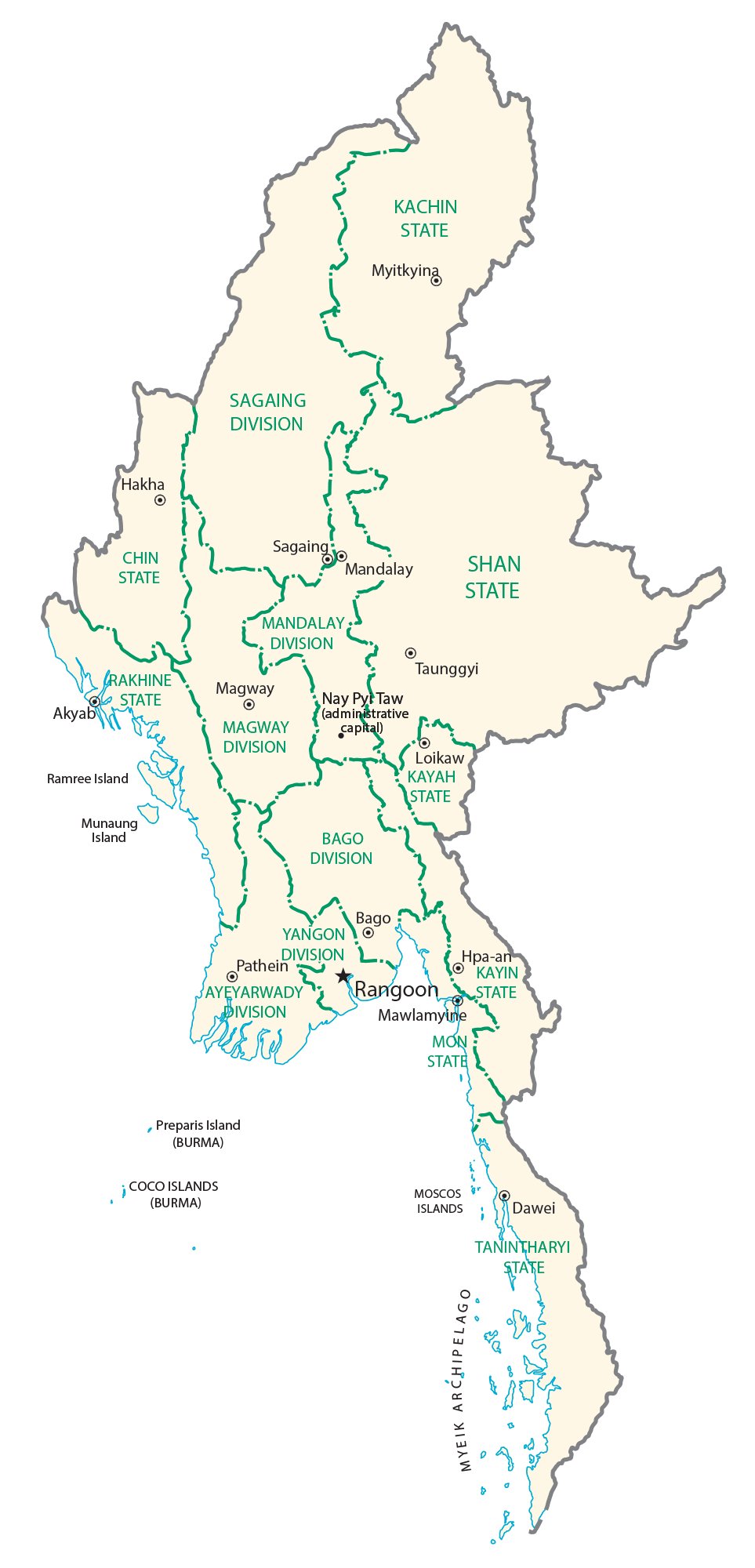 Burma-Administrative-Map