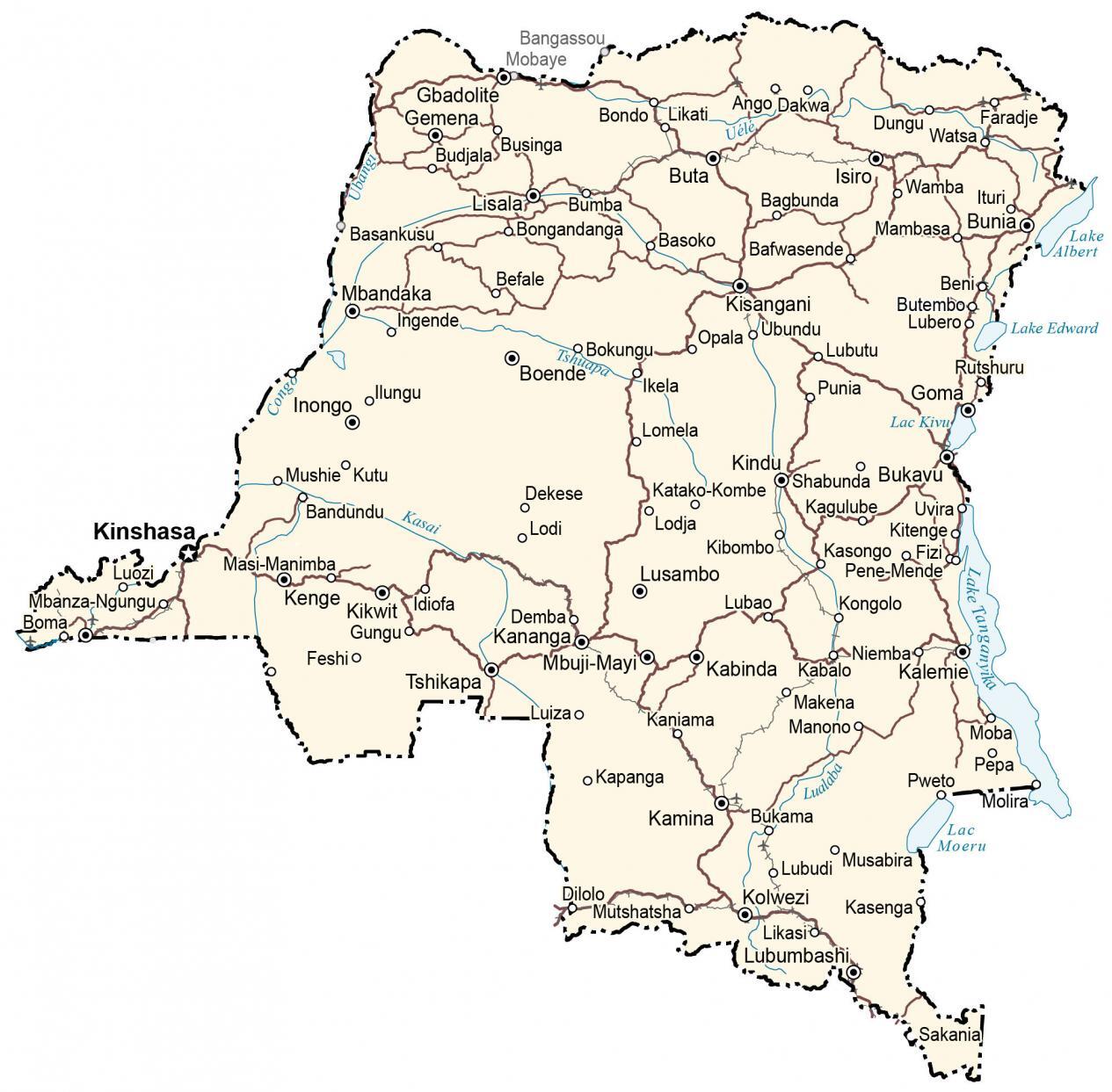刚果民主共和国地图用绿色标出邻国插画图片素材_ID:380940051-Veer图库