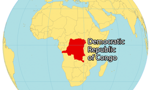 刚果民主共和国地图