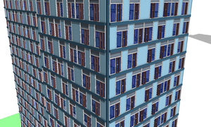 商业办公楼建筑单体