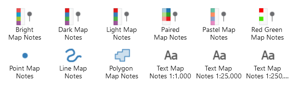Map-Notes-Styles